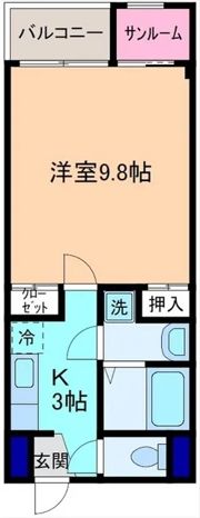 Calmeの間取り画像