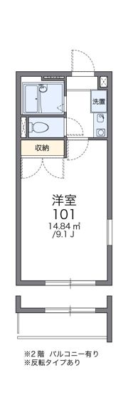 レオパレスGRAND CHARIOTの間取り画像