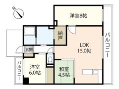 コンツェルトシティ榎町の間取り画像