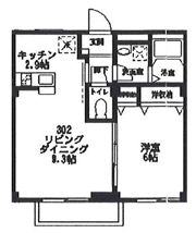 ルミナス クレの間取り画像
