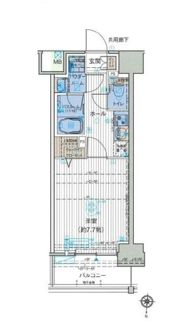 オーキッドレジデンス森下の間取り画像