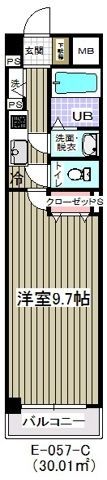 グランディールKYK(E-057)の間取り画像