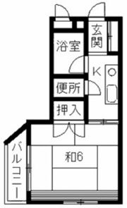姪浜シティコーポの間取り画像