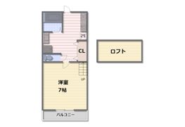 ガーデン恵比須Cの間取り画像