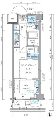 パークアクシス品川シーサイドの間取り画像