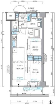 パークアクシス品川シーサイドの間取り画像