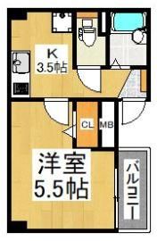 プレシャス南与野の間取り画像