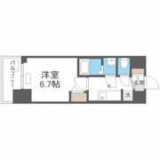 プレサンス谷町九丁目ディセオの間取り画像