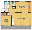ビレッジハウス本城1号棟の間取り画像