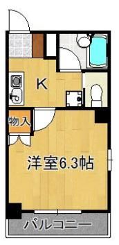 ヨークス本城の間取り画像