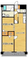 ラフィーネ到津学園通りの間取り画像