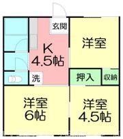 京和ハイツの間取り画像