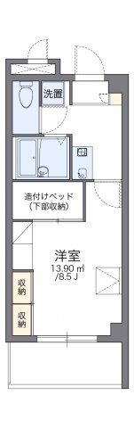 レオパレス小禄當間の間取り画像