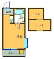 ダイアパレス101の間取り画像