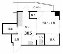 塚本マンションの間取り画像