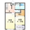 ユニヴェール A棟の間取り画像