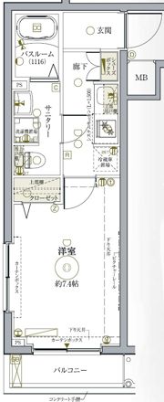 クレヴィスタ練馬武蔵関の間取り画像