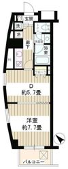 エステージ六義園の間取り画像