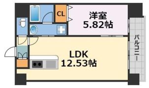 プレジオ難波WESTの間取り画像