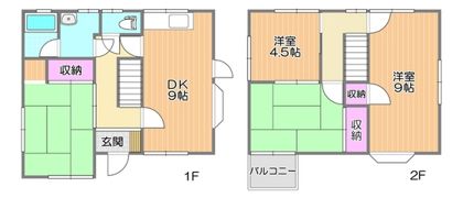 辰巳戸建の間取り画像