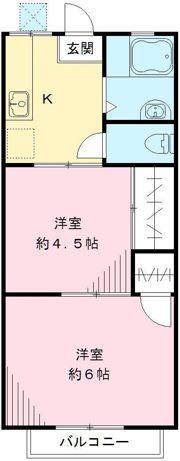パナハイツサンエイの間取り画像