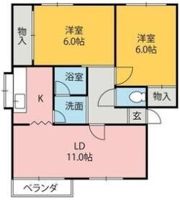 キャッスル中島Ⅱの間取り画像