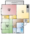 セジュールひばりが丘の間取り画像