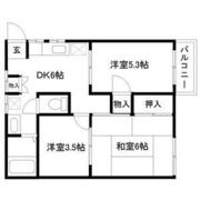 富士見ハイムA棟の間取り画像