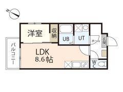 フリートフォルヴィラ古江新町Aの間取り画像