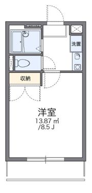 レオパレスグランドゥールBの間取り画像