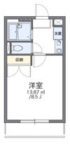レオパレスグランドゥールBの間取り画像