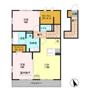 シエル エトワール Aの間取り画像