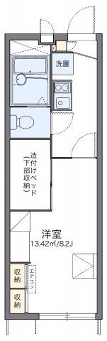 レオパレスはぴねすはうすⅡの間取り画像