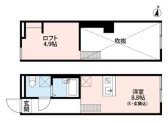 Belle Sweet 江戸川(ベルスイートエドガワ)の間取り画像