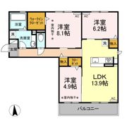 グリシーヌの間取り画像