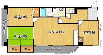 第17共立ビルの間取り画像