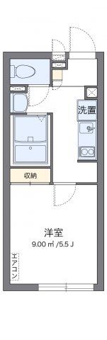 クレイノリーブス 梅屋敷の間取り画像
