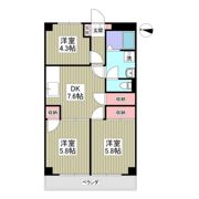 インペリアル本丸の間取り画像