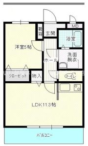 コンフォルトKの間取り画像