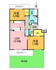 メイプルヒルズの間取り画像