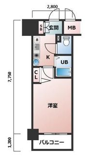 エスリード同心第5の間取り画像