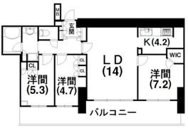 プレミスト浜松中央タワーの間取り画像