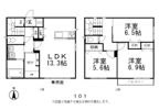 津島京町戸建の間取り画像