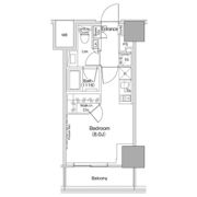 ザ・パークハビオ荏原中延駅前の間取り画像