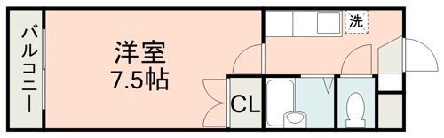 サクセス黒髪の間取り画像