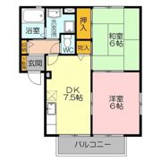 Liberty Bell20 B棟の間取り画像