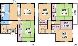 平井5丁目戸建の間取り画像