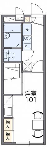 レオパレス今古賀の間取り画像