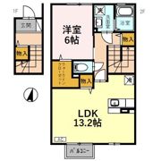 ロミオ・グレース Cの間取り画像