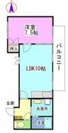 ライオンズマンション岡山弓之町の間取り画像